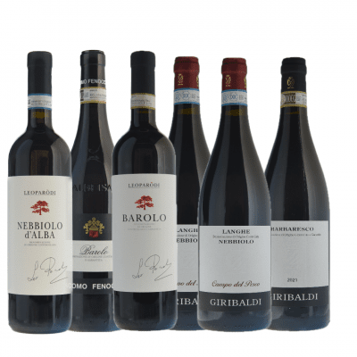 Nebbiolo - på olika sätt - Vinpaket -Piemonte - Nebbiolo